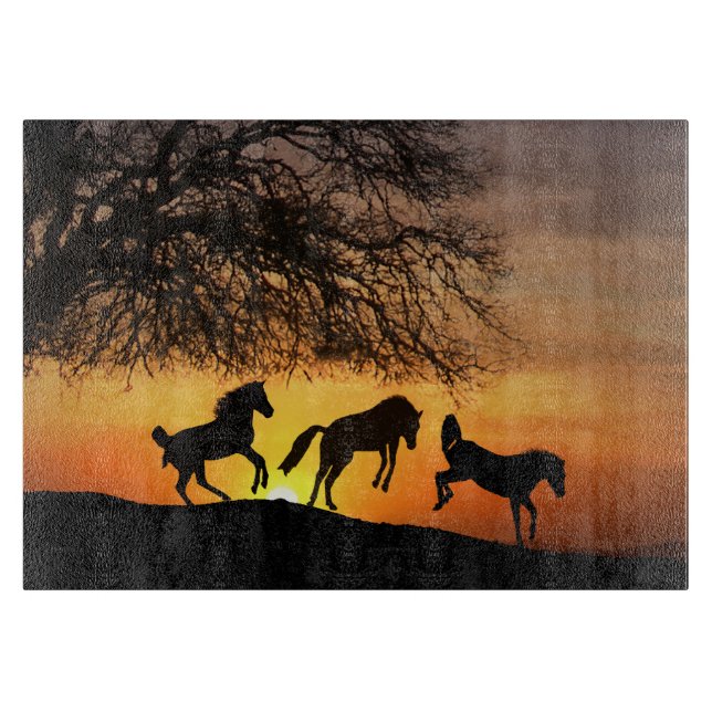 Horse Country Cutting Board (Front)