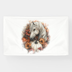Horse Country Pumpkin Banner