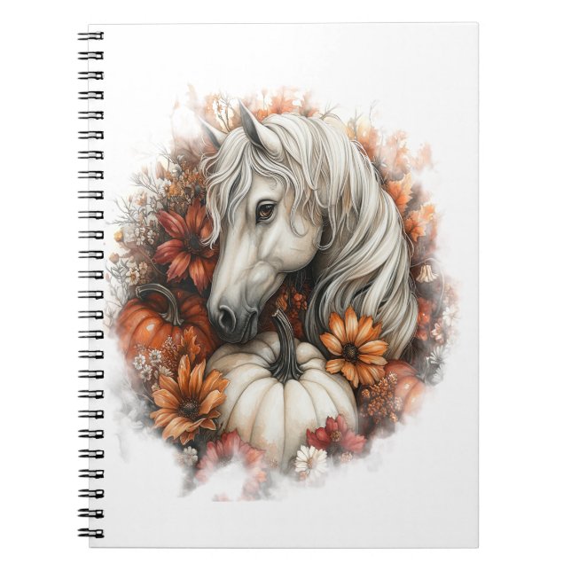 Horse Country Pumpkin Notebook (Front)