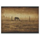 Horse Country Rustic Vintage Texture Decoupage