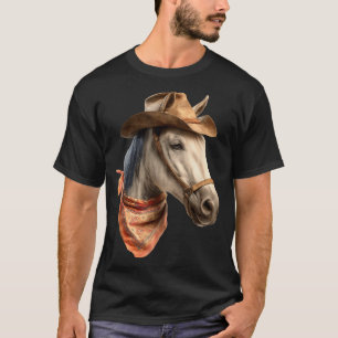 Horse Cowboy Equestrian Riding Funny Graphic T-Shirt
