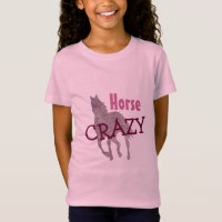 Horse CRAZY Cute for Equestrian Girls PINK
