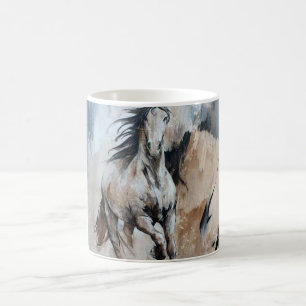 Horse Cup with Picture Decree By Hand