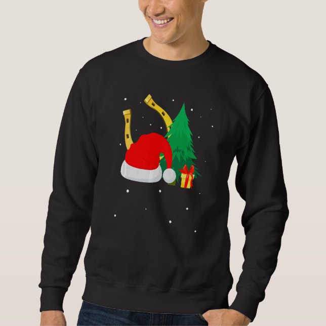 Horse Cute Christmas Sweatshirt (Front)