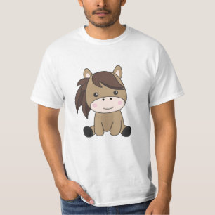 Horse Cute Pony Equine Rider For Children T-Shirt