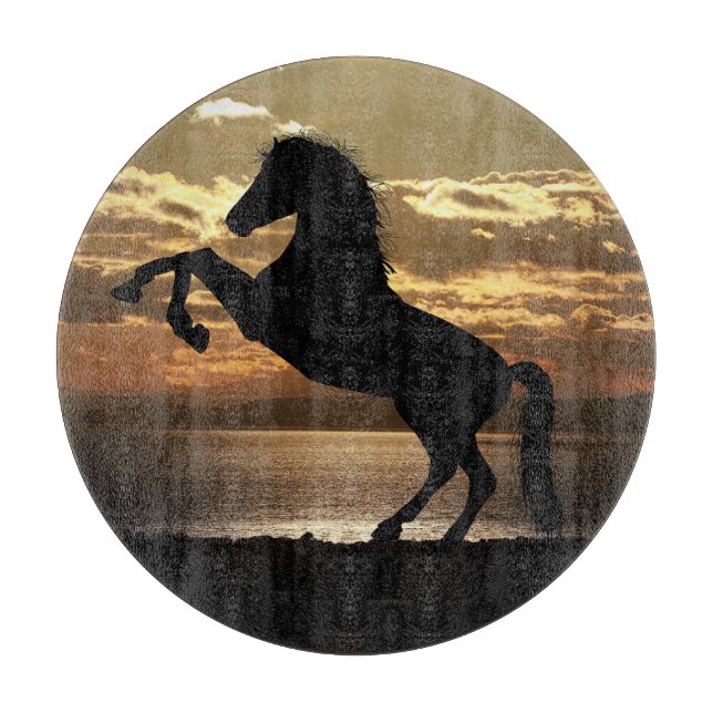 horse cutting board (Front)