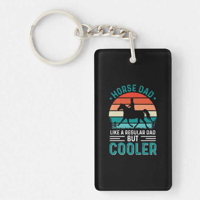 Horse Dad Key Ring (Front)