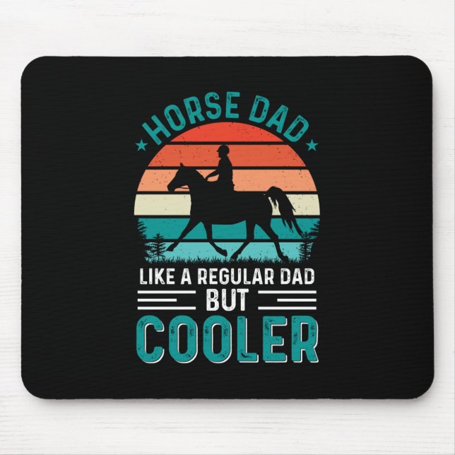 Horse Dad Mouse Mat (Front)