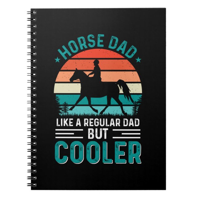Horse Dad Notebook (Front)