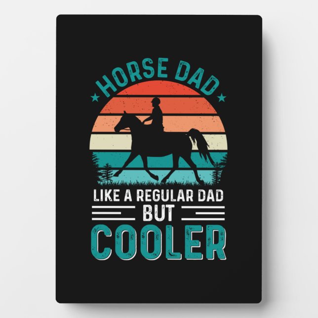 Horse Dad Plaque (Front)