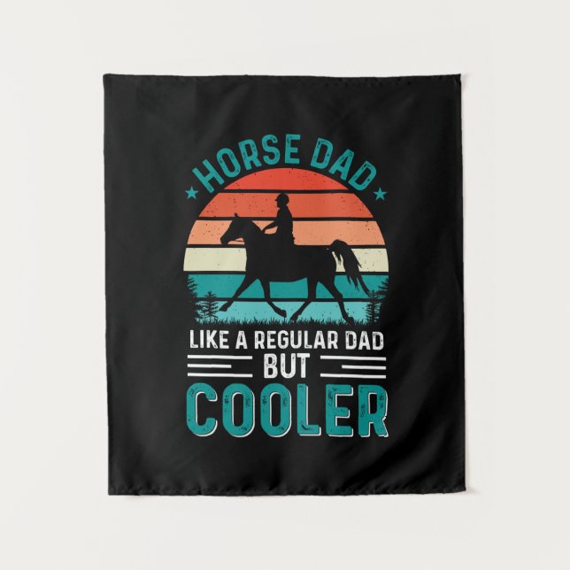 Horse Dad Tapestry (Front)