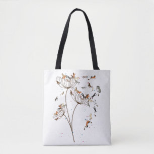 Horse Dandelion Horsing For Horses Lover Tote Bag