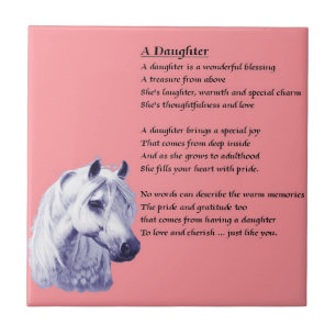 Horse - Daughter Poem Tile