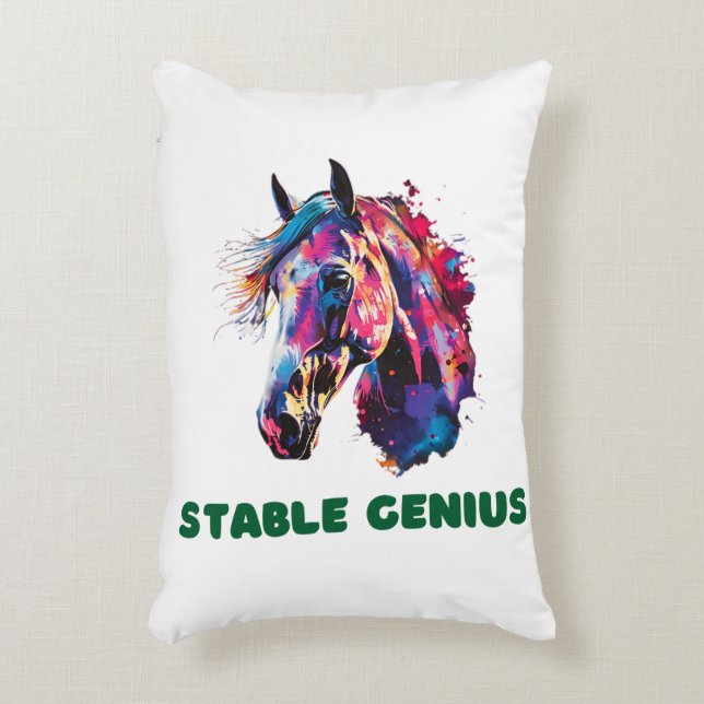 Horse Decorative Cushion (Front(Vertical))