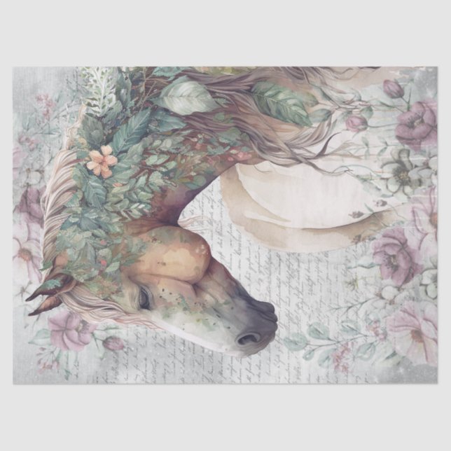 Horse Decoupage Tissue Paper (Front)