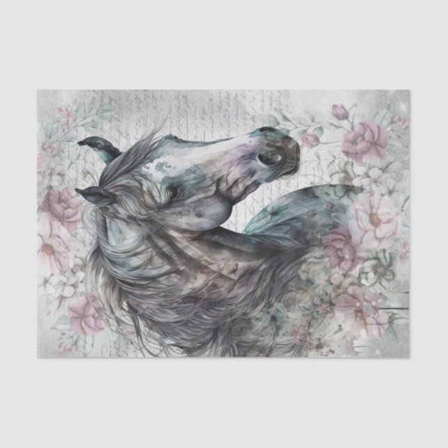 Horse Decoupage Tissue Paper (Front)
