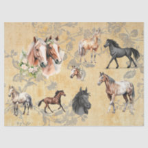 Horse Decoupage Variety 