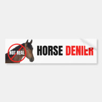 Horse DENIER (they are not real) Funny