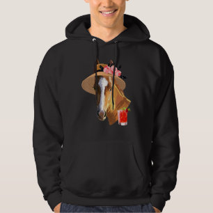 Horse Derby Riding Rider Jockey Rancher Horseman E Hoodie