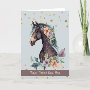 Horse Design Card for Fathers Day