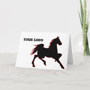 Horse Design Greeting Card