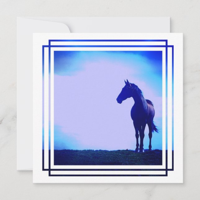 Horse Design Invitation (Front)