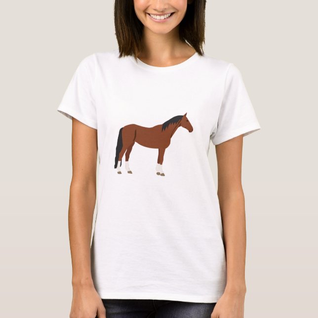 Horse Design T-Shirt (Front)