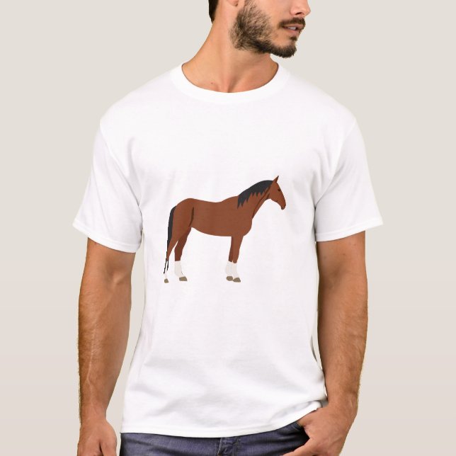 Horse Design T-Shirt (Front)