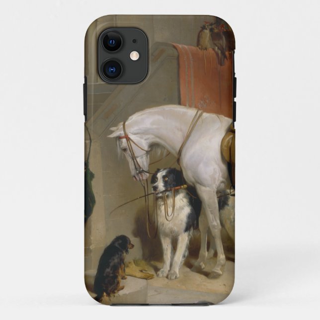 Horse dog Favourites painting art Landseer Propert Case-Mate iPhone Case (Back)