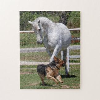 HORSE & DOG PLAY Puzzle