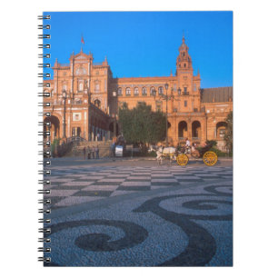 Horse drawn carriage in the Plaza de Espana in Notebook