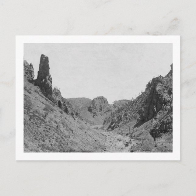 Horse-Drawn Coach in Phantom Ridge Photograph Postcard (Front)