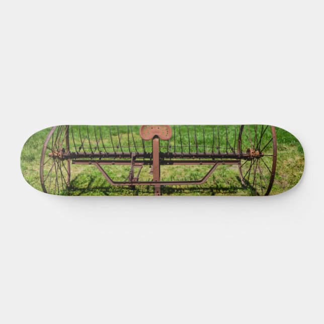 Horse Drawn Hay Rake Skateboard (Horz)