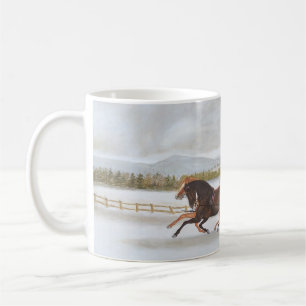 Horse Drawn Sleigh Coffee Mug