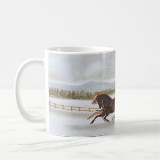 Horse Drawn Sleigh Coffee Mug