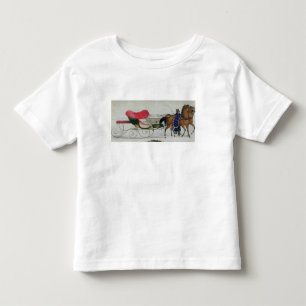 Horse Drawn Sleigh Toddler T-Shirt