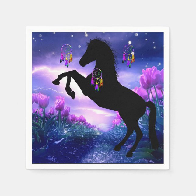 Horse Dreamcatcher Napkin (Front)