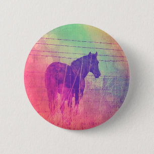 Horse Dreams 6 Cm Round Badge