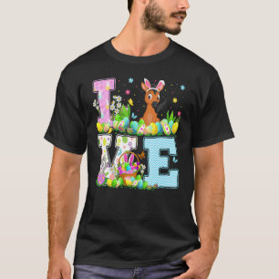 Horse Easter Egg Hunt   Love Horse Easter Sunday T-Shirt