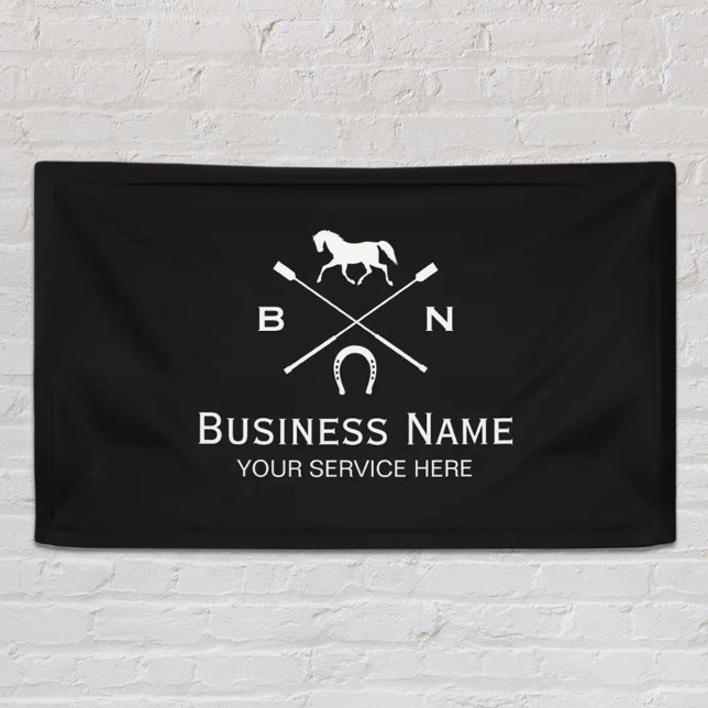 Horse Elegant Horseback Riding Equestrian Equine Banner (Creator Uploaded)