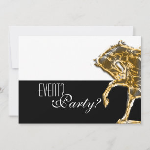 Horse elegant party invitation