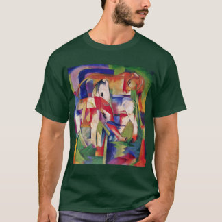 Horse Elephant Cow Winter By Marc Franz T-Shirt