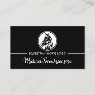 Horse Equestrian Business Card