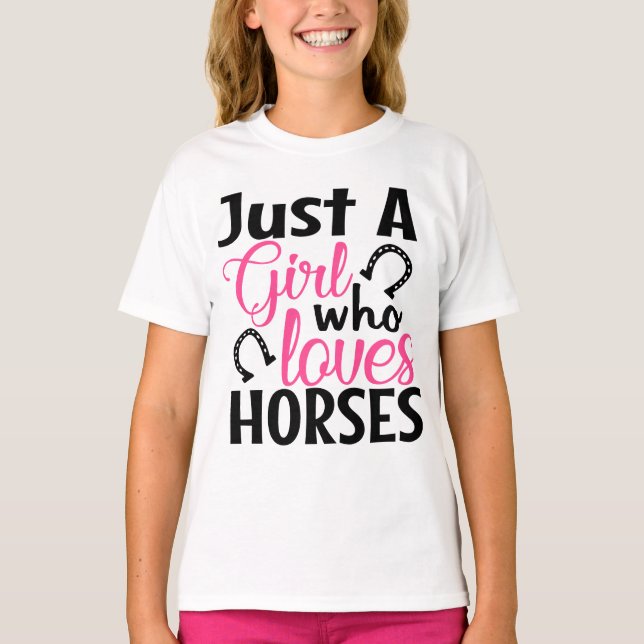 Horse Equestrian Cowgirl Country Western Horseback T-Shirt (Front)