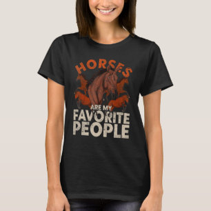 Horse Equestrian Cute Animal Horse Riding Horse T-Shirt