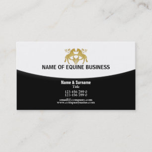 Horse equestrian farrier equine   Personalise Business Card