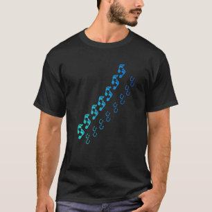 Horse Equestrian Horseshoe Footprint Human Biology T-Shirt