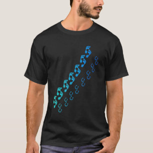 Horse Equestrian Horseshoe Footprint Human Biology T-Shirt
