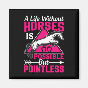 - Horse Equestrians Magnet