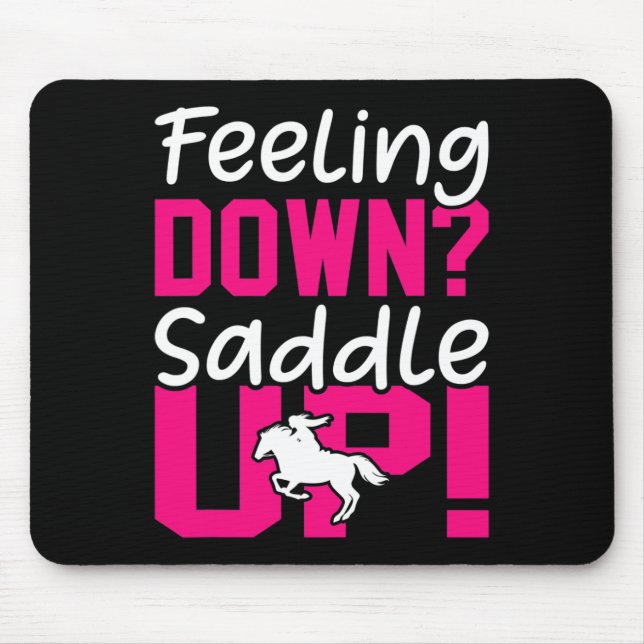 - Horse Equestrians  Mouse Mat (Front)